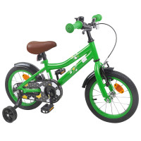 Produktbild för Barncykel 14 Tum från 3-5 år gammal Grön