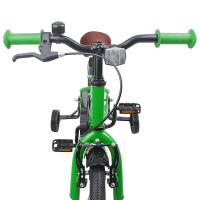 Produktbild för Barncykel 16 Tum för 4-6 år gamla Grön