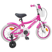 Produktbild för Barncykel 14 Tum från 3-5 år gammal Rosa