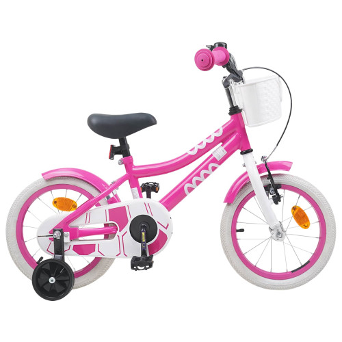 vidaXL Barncykel 16 Tum för 4-6 år gamla Rosa
