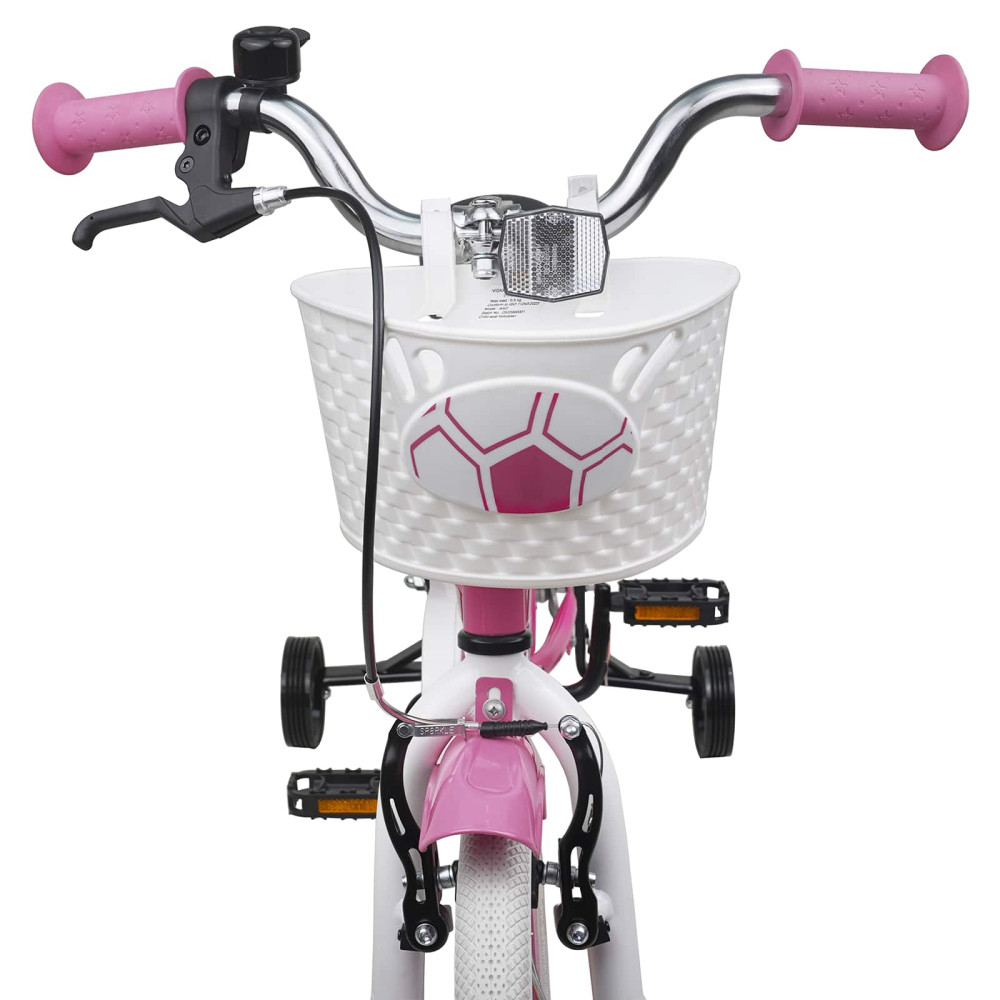 Produktbild för Barncykel 12 Tum för 2-4 åringar Ljusrosa