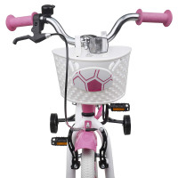 Produktbild för Barncykel 12 Tum för 2-4 åringar Ljusrosa