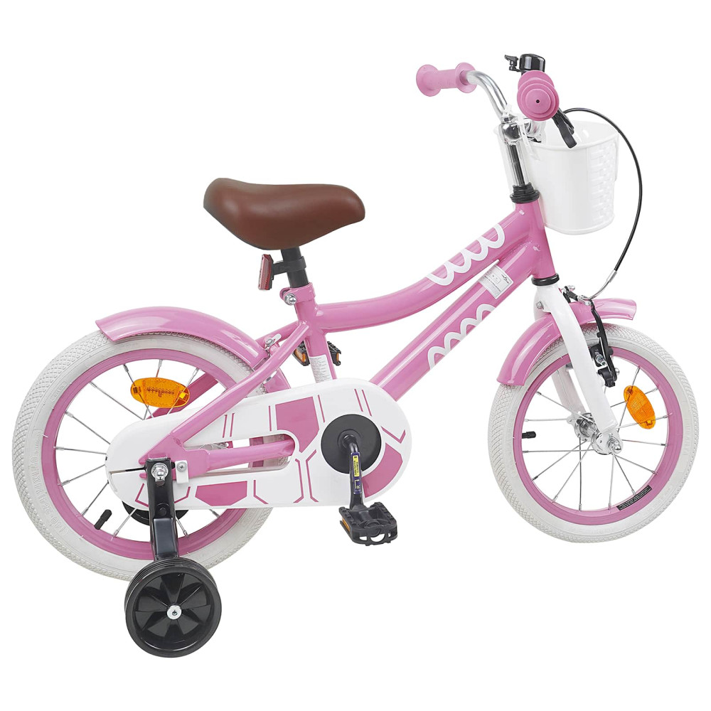 Produktbild för Barncykel 16 Tum för 4-6 år gamla Ljusrosa