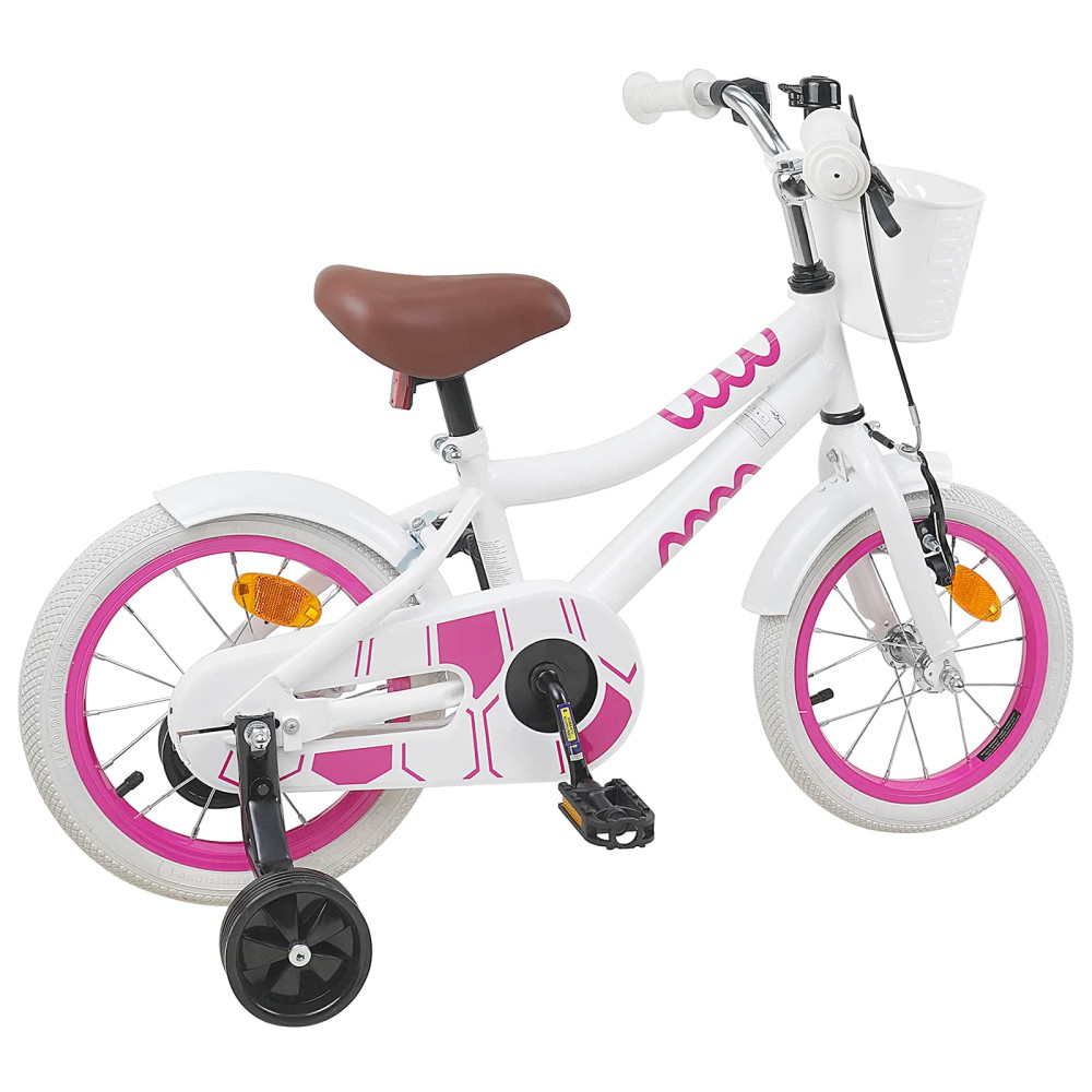 Produktbild för Barncykel 12 Tum för 2-4 åringar Vit