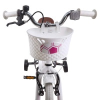 Produktbild för Barncykel 14 Tum från 3-5 år gammal Vit
