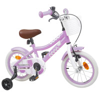 Produktbild för Barncykel 12 Tum för 2-4 åringar Lila