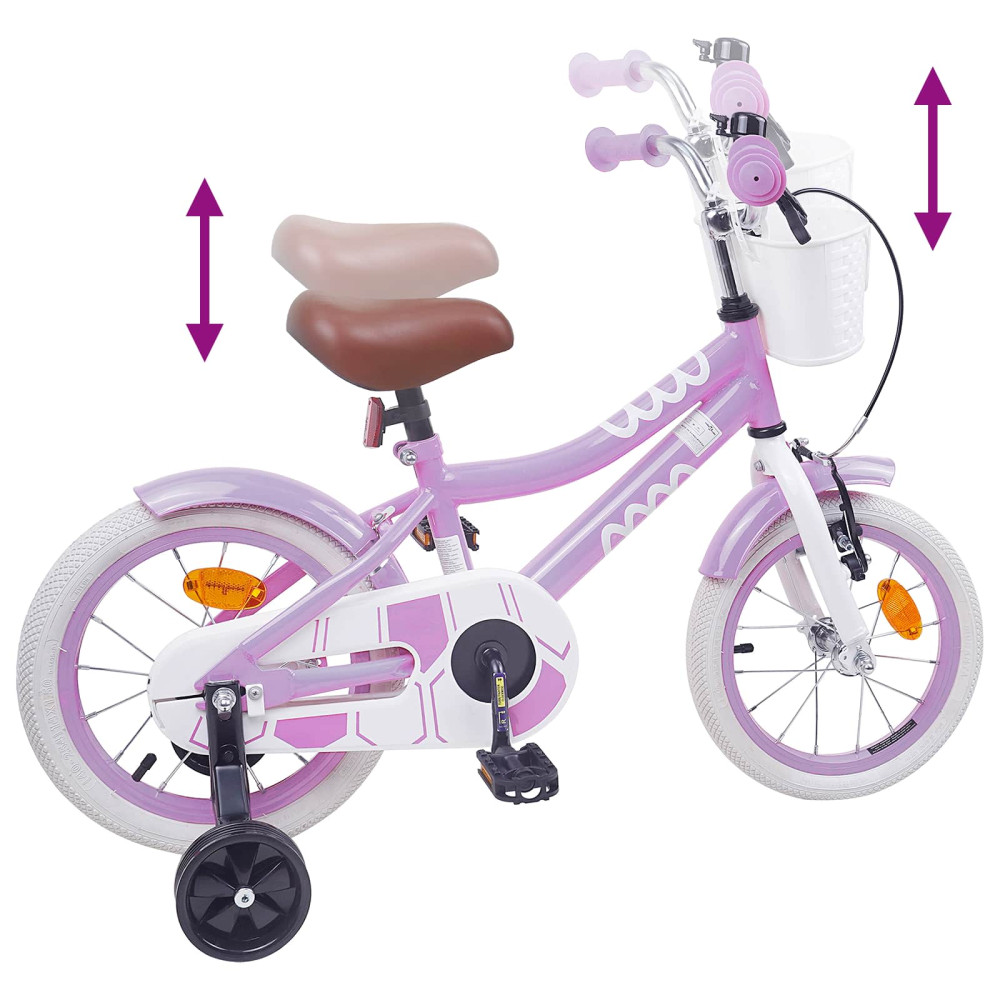 Produktbild för Barncykel 12 Tum för 2-4 åringar Lila