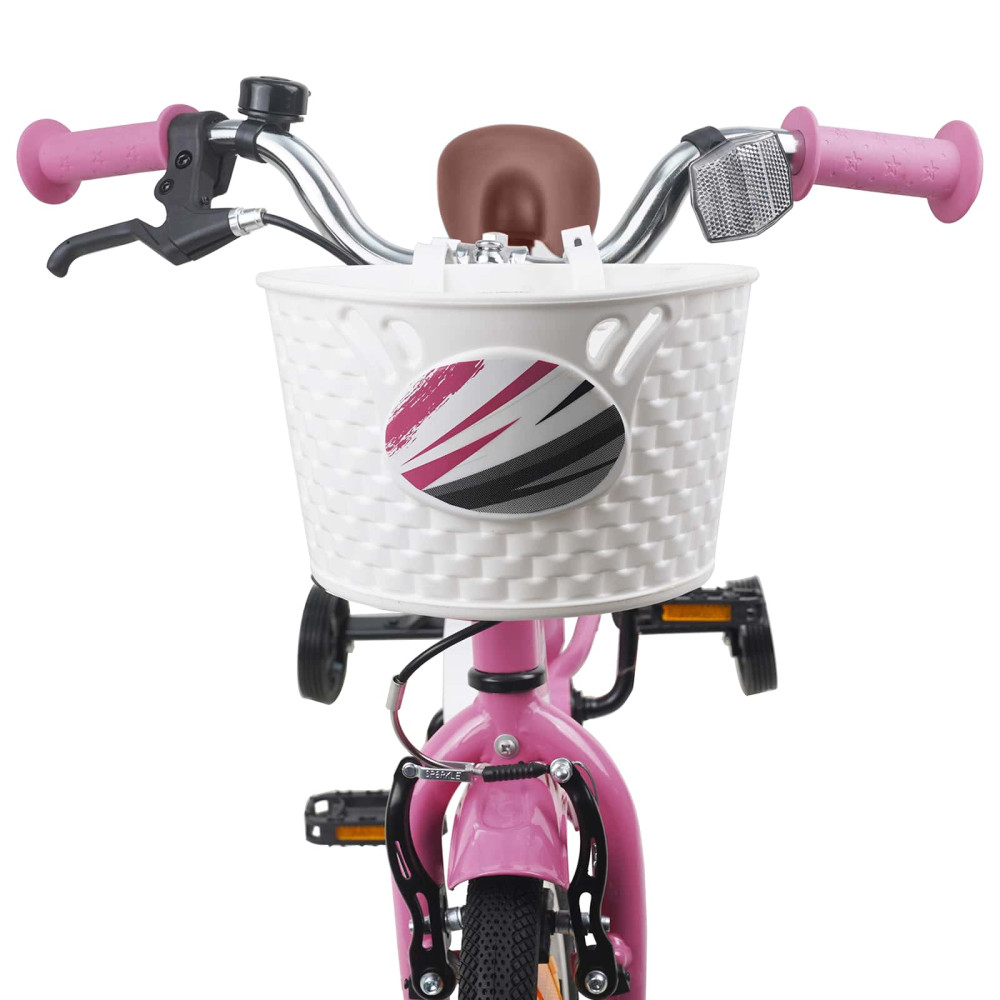 Produktbild för Barncykel 16 Tum för 4-6 år gamla Ljusrosa