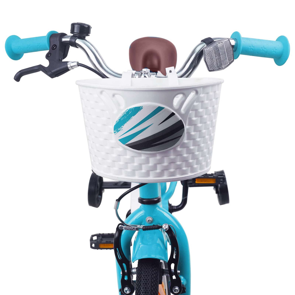 Produktbild för Barncykel 14 Tum från 3-5 år gammal Ljusblå