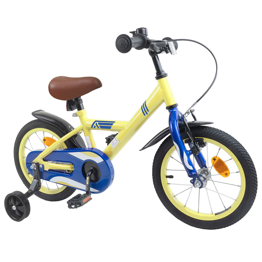 Produktbild för Barncykel 14 Tum från 3-5 år gammal Gul