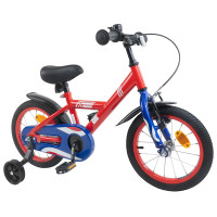 Produktbild för Barncykel 14 Tum från 3-5 år gammal Röd