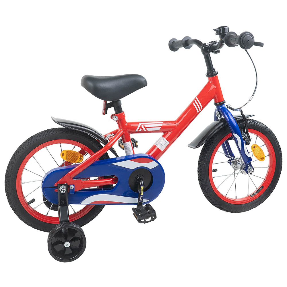 Produktbild för Barncykel 16 Tum för 4-6 år gamla Röd
