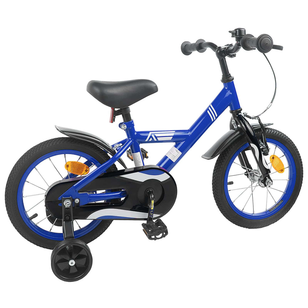 Produktbild för Barncykel 16 Tum för 4-6 år gamla Mörkblå