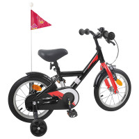 Produktbild för Barncykel 14 Tum från 3-5 år gammal Svart