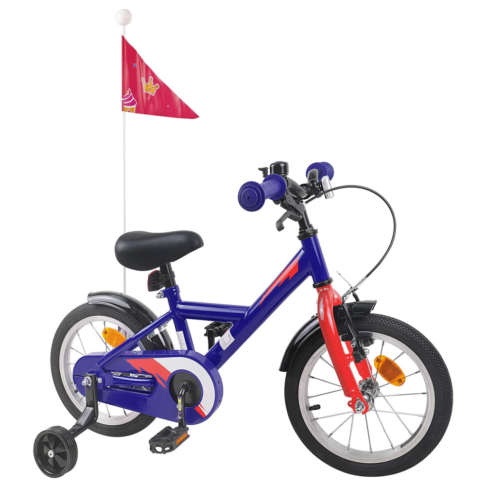 Produktbild för Barncykel 16 Tum för 4-6 år gamla Mörkblå