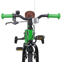 Produktbild för Barncykel 14 Tum från 3-5 år gammal Grön
