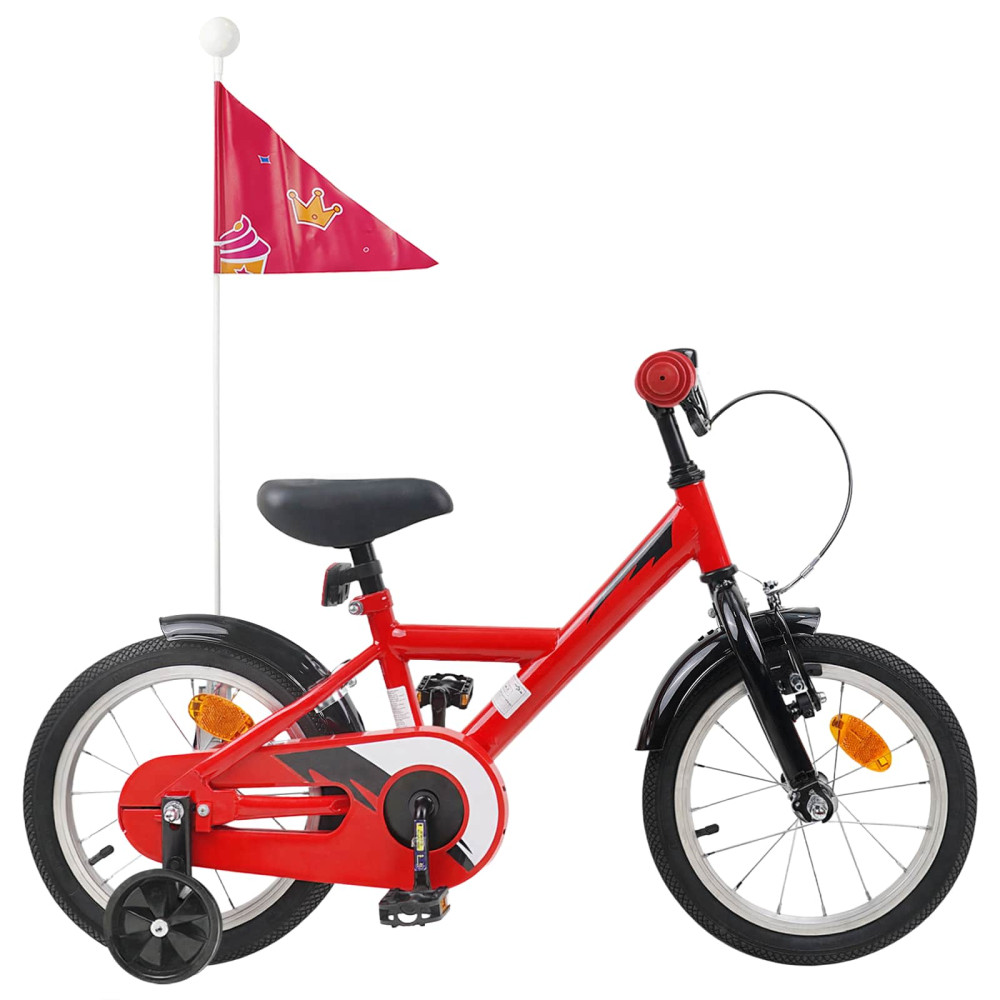 Produktbild för Barncykel 16 Tum för 4-6 år gamla Röd