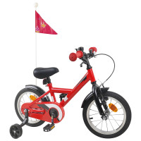 Produktbild för Barncykel 16 Tum för 4-6 år gamla Röd