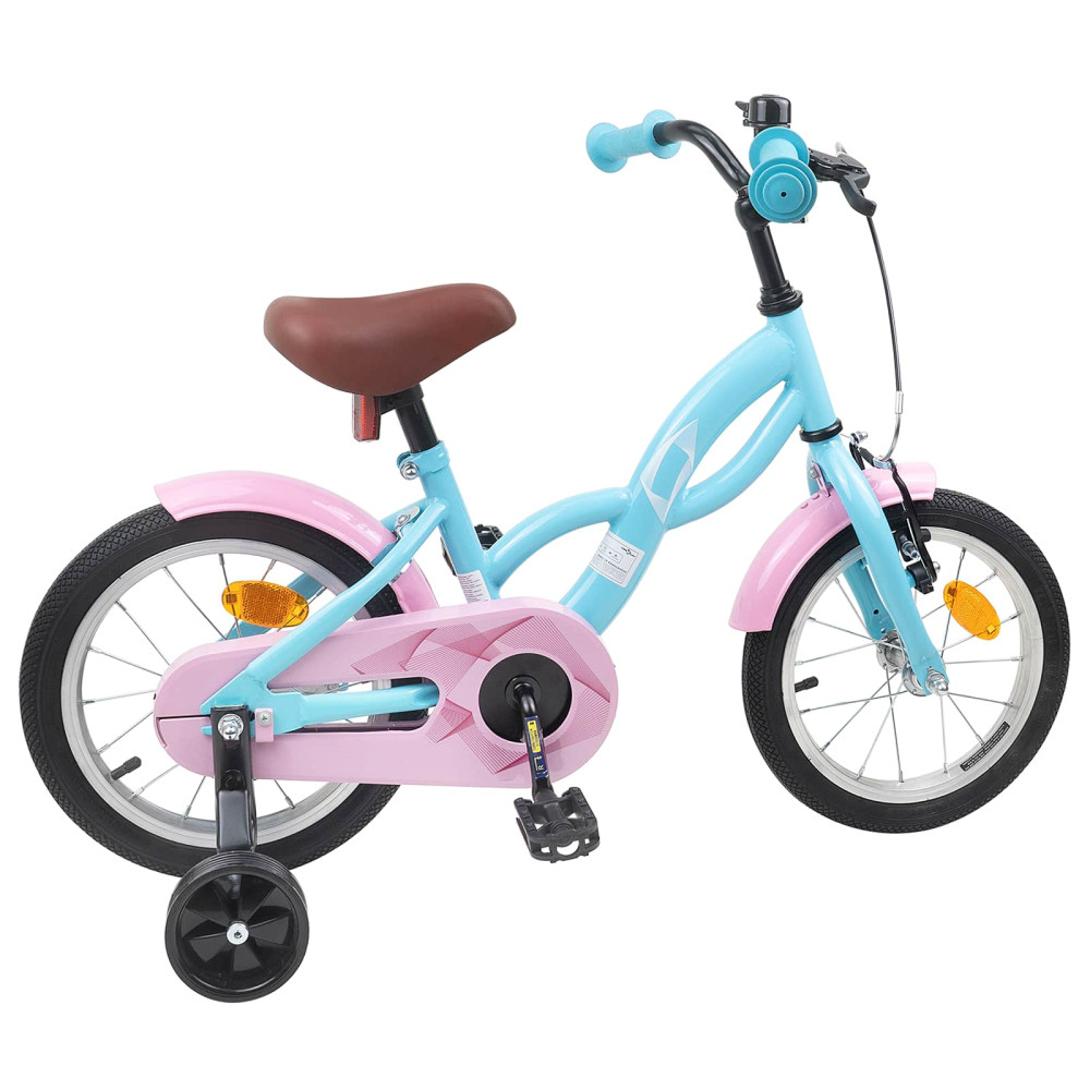 Produktbild för Barncykel 16 Tum för 4-6 år gamla Ljusblå
