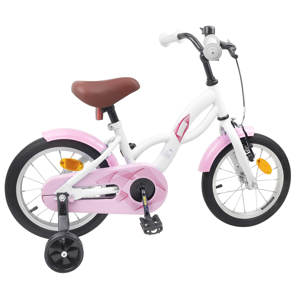 Produktbild för Barncykel 14 Tum från 3-5 år gammal Vit