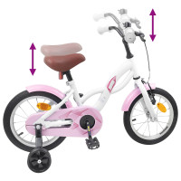 Produktbild för Barncykel 16 Tum för 4-6 år gamla Vit