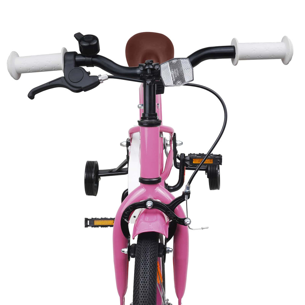Produktbild för Barncykel 14 Tum från 3-5 år gammal Ljusrosa