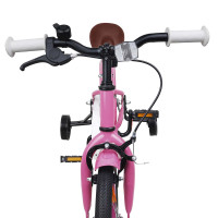 Produktbild för Barncykel 14 Tum från 3-5 år gammal Ljusrosa