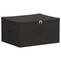 Produktbild för Förvaringslåda Antracit 43 x 34 x 23 cm Non-woven tyg