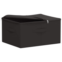 Produktbild för Förvaringslåda 24 pcs Antracit 50 x 30 x 25 cm Non-woven tyg