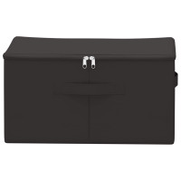 Produktbild för Förvaringslåda 24 pcs Antracit 50 x 30 x 25 cm Non-woven tyg