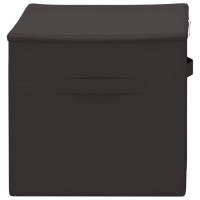 Produktbild för Förvaringslåda Antracit 55 x 35 x 32 cm Non-woven tyg