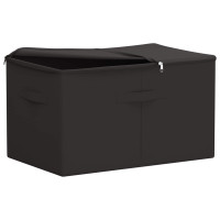 Produktbild för Förvaringslåda 2 pcs Antracit 55 x 35 x 32 cm Non-woven tyg