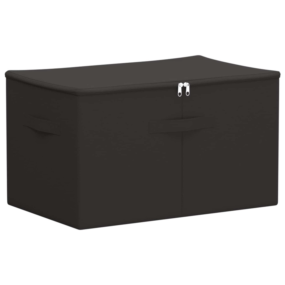 Produktbild för Förvaringslåda Antracit 60 x 43 x 35 cm Non-woven tyg