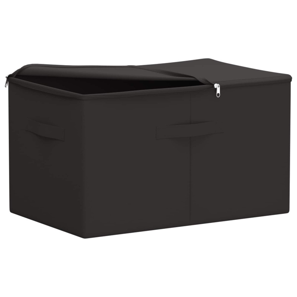 Produktbild för Förvaringslåda 24 pcs Antracit 60 x 43 x 35 cm Non-woven tyg