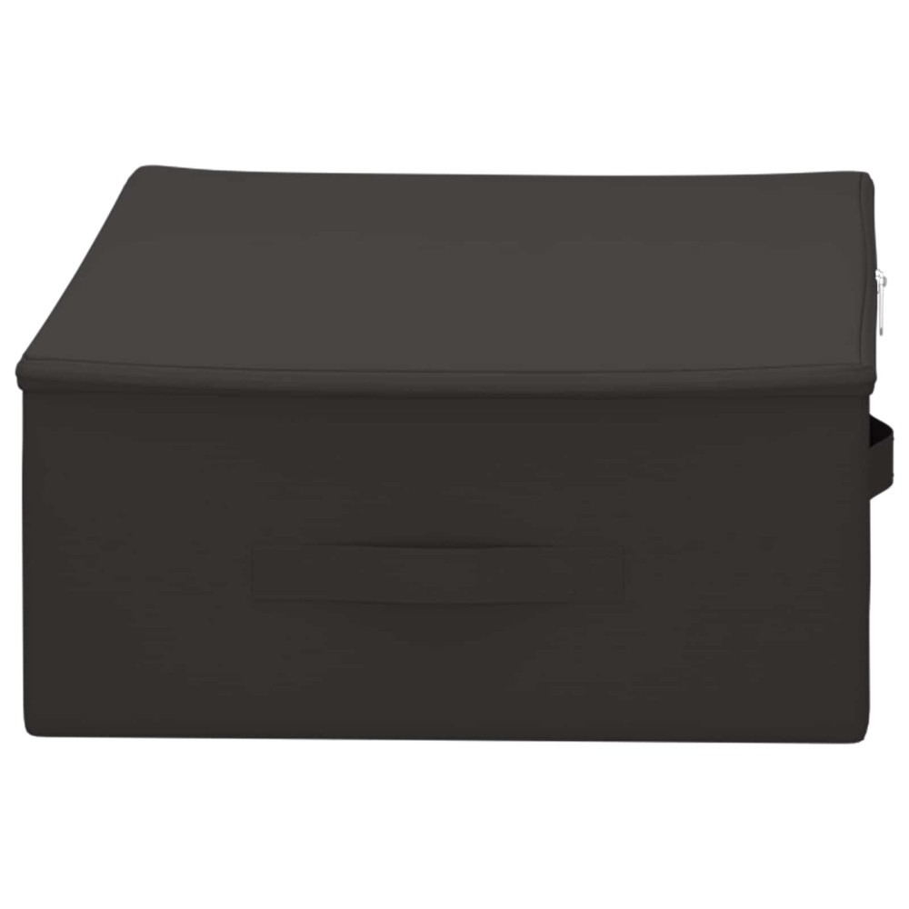 Produktbild för Förvaringslåda 24 pcs Antracit 70 x 40 x 18 cm Non-woven tyg