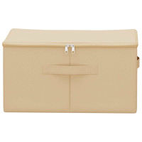 Produktbild för Förvaringslåda 24 pcs Gräddvit 50 x 30 x 25 cm Non-woven tyg