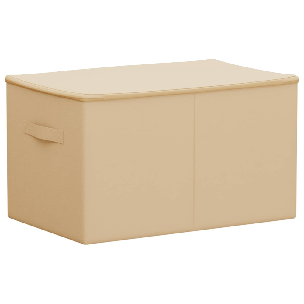 Produktbild för Förvaringslåda Gräddvit 60 x 43 x 35 cm Non-woven tyg