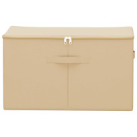 Produktbild för Förvaringslåda 24 pcs Gräddvit 60 x 43 x 35 cm Non-woven tyg