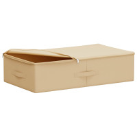 Produktbild för Förvaringslåda 6 pcs Gräddvit 70 x 40 x 18 cm Non-woven tyg