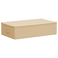 Produktbild för Förvaringslåda 6 pcs Gräddvit 70 x 40 x 18 cm Non-woven tyg