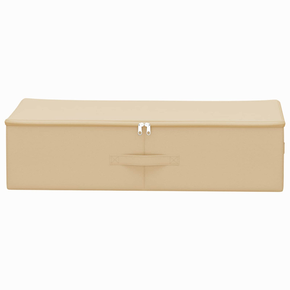 Produktbild för Förvaringslåda 24 pcs Gräddvit 70 x 40 x 18 cm Non-woven tyg
