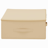 Produktbild för Förvaringslåda 24 pcs Gräddvit 70 x 40 x 18 cm Non-woven tyg