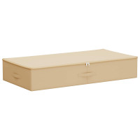 Produktbild för Förvaringslåda Gräddvit 90 x 48 x 15 cm Non-woven tyg