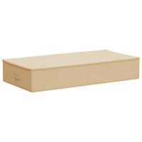 Produktbild för Förvaringslåda 6 pcs Gräddvit 90 x 48 x 15 cm Non-woven tyg