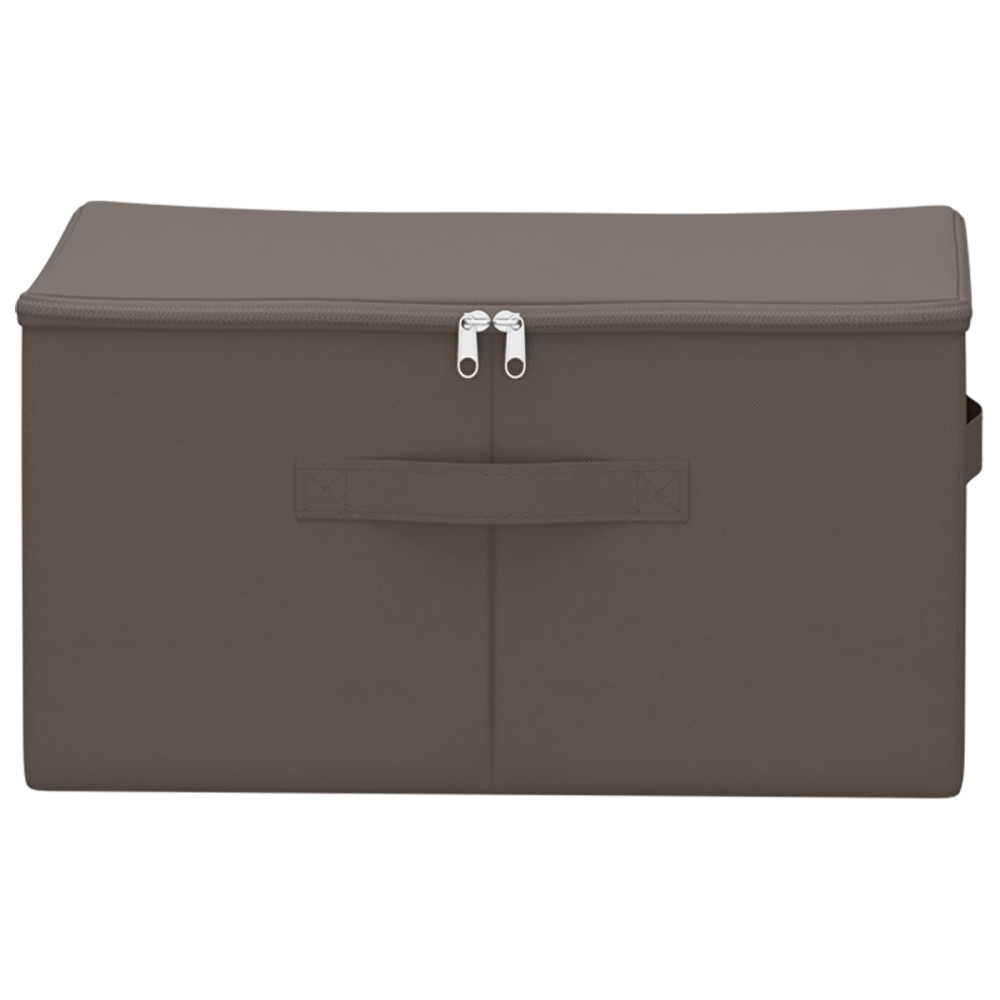Produktbild för Förvaringslåda 6 pcs Grå 50 x 30 x 25 cm Non-woven tyg