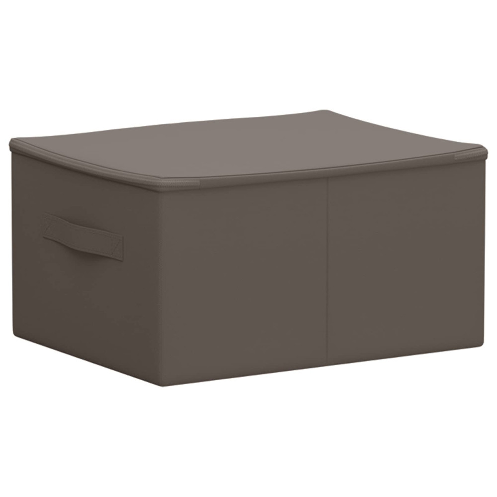 Produktbild för Förvaringslåda 24 pcs Grå 50 x 30 x 25 cm Non-woven tyg