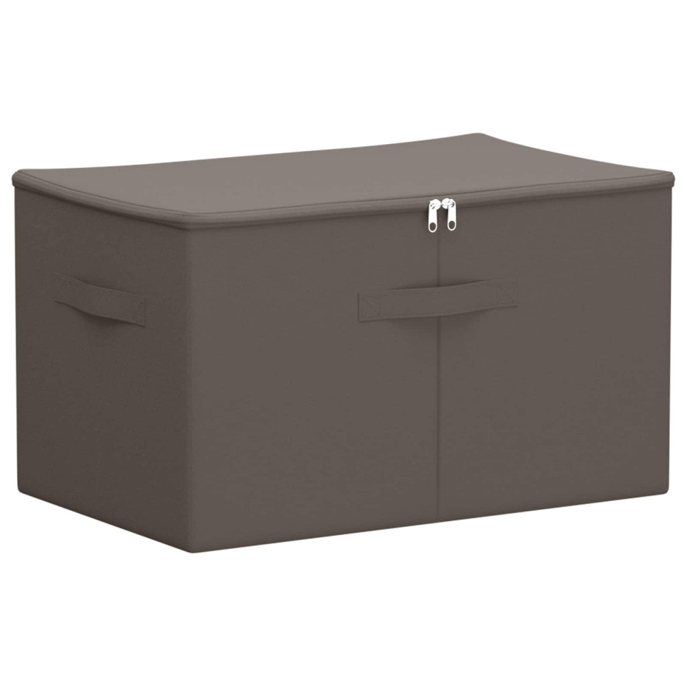 Produktbild för Förvaringslåda Grå 55 x 35 x 32 cm Non-woven tyg
