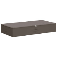 Produktbild för Förvaringslåda Grå 90 x 48 x 15 cm Non-woven tyg
