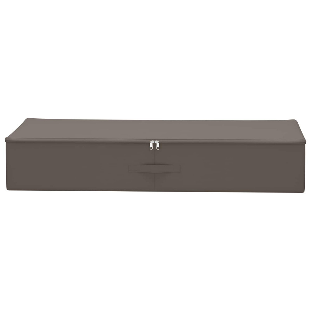Produktbild för Förvaringslåda 2 pcs Grå 90 x 48 x 15 cm Non-woven tyg
