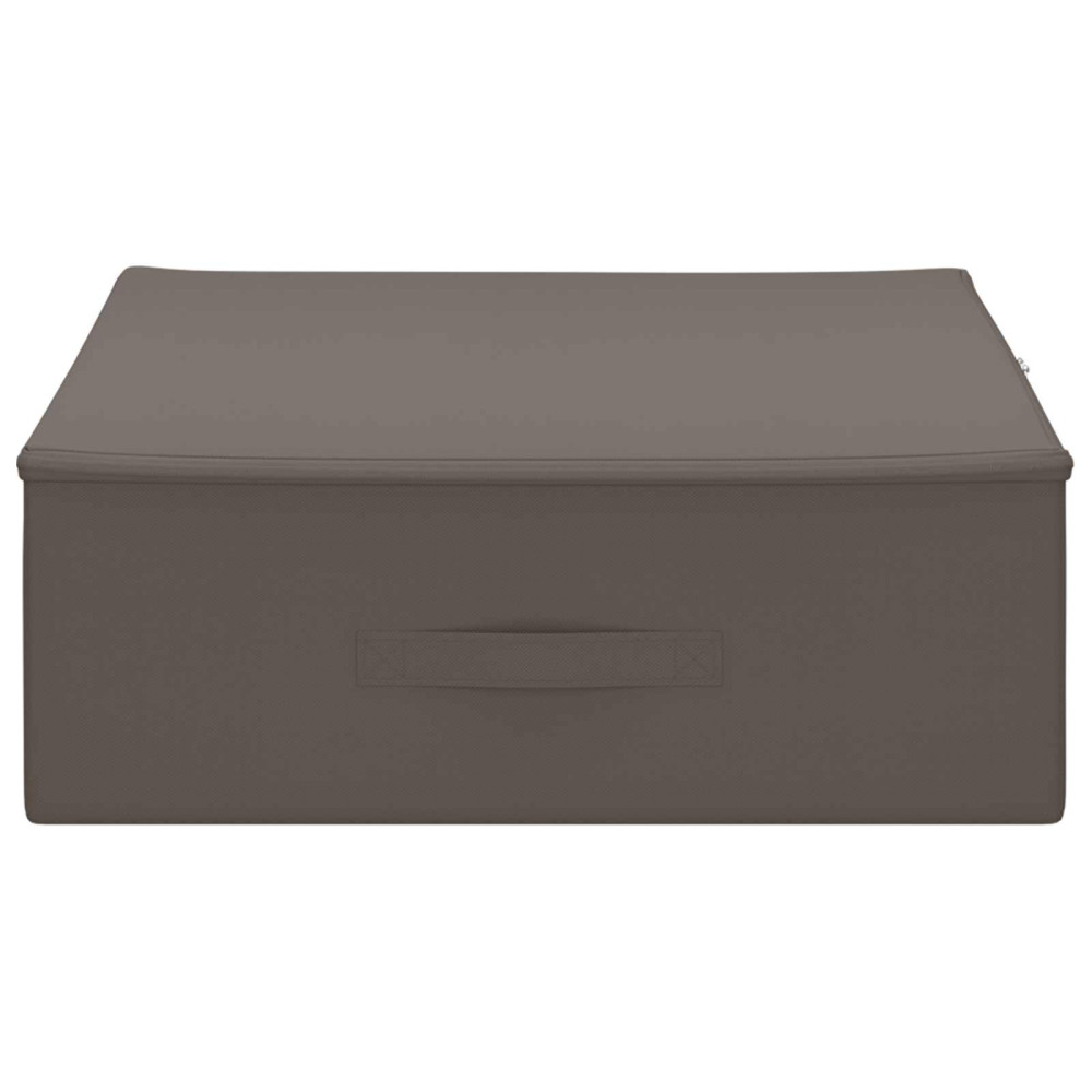 Produktbild för Förvaringslåda 2 pcs Grå 90 x 48 x 15 cm Non-woven tyg